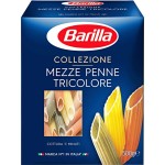 Макароны, Barilla (Барилла) 500 г Мецце Пенне трехцветные с томатами и шпинатом