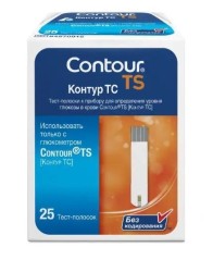 Тест-полоски Contour TS 25 шт.